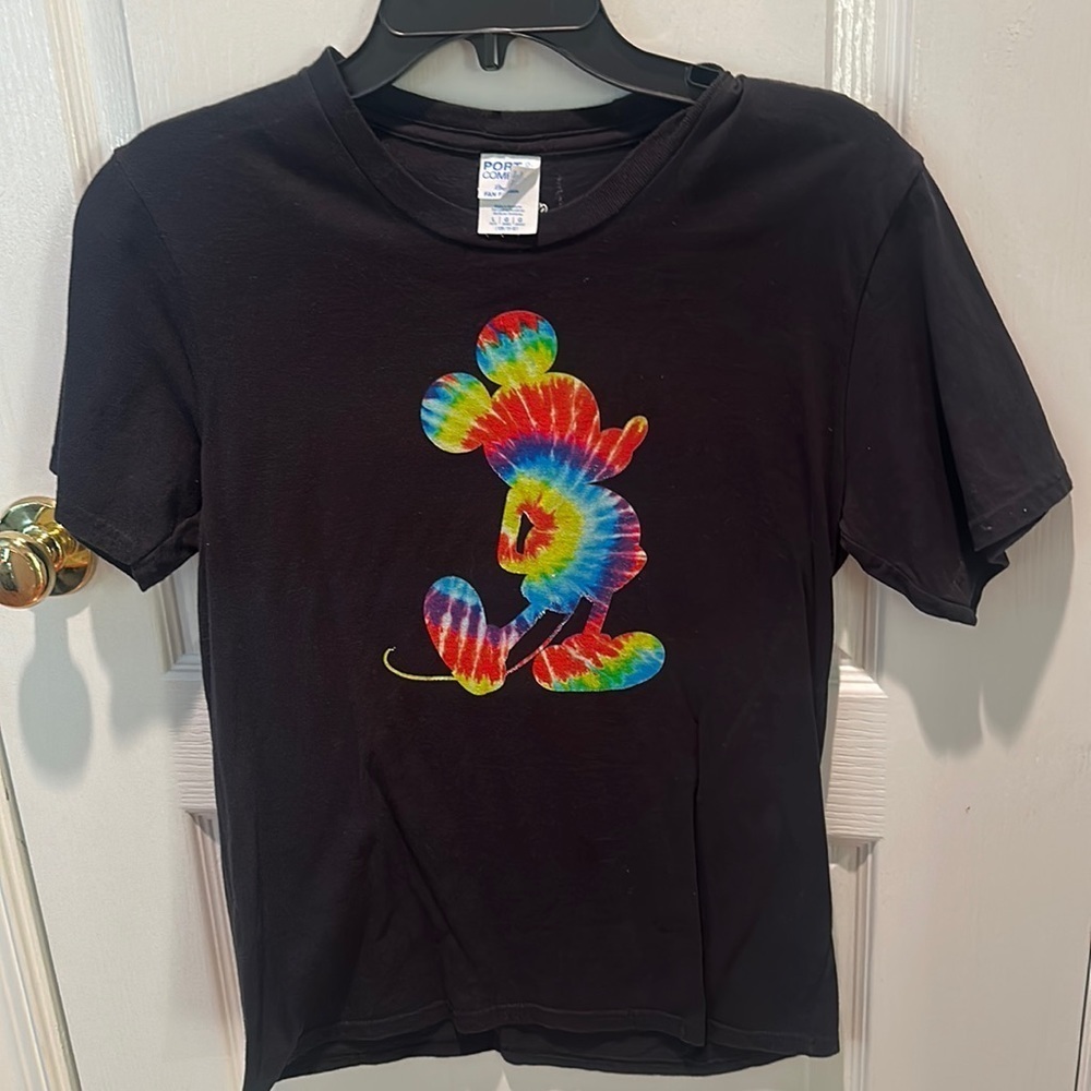 Disney youth size large, 11/12 tie-dye Mickey Mouse T-shirt